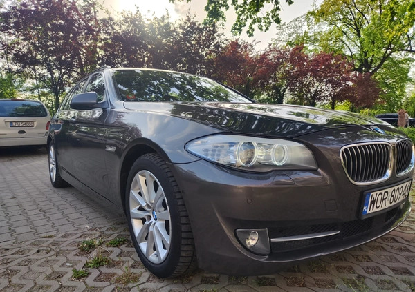 BMW Seria 5 cena 59900 przebieg: 216000, rok produkcji 2012 z Warszawa małe 497